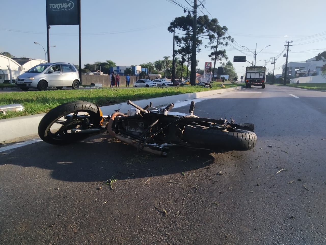 Acidente motociclista Curitiba