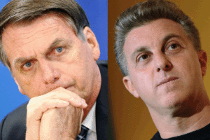 Bolsonaro e Luciano Huck