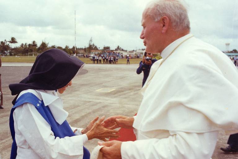Santa Dulce dos Pobres e São João Paulo II