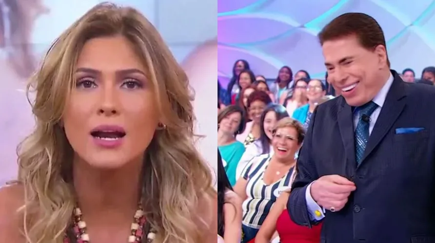 Lívia Andrade e Silvio Santos (Divulgação)