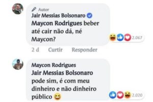 Funcionário público é atacado na internet após resposta de Bolsonaro