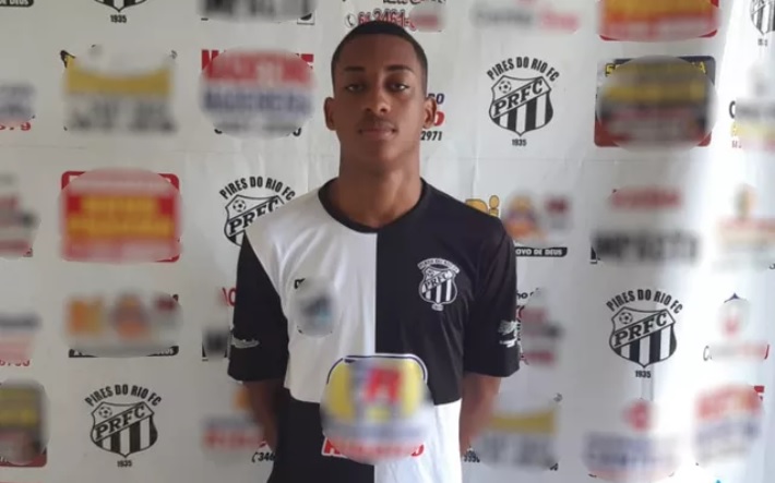Jogador de 16 anos tentava a contratação no time Pires do Rio, em Goiás — Foto: Wellington Basílio de Lima/Arquivo Pessoal