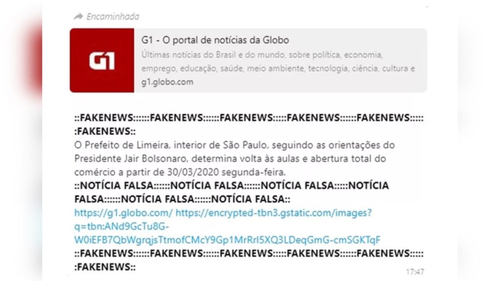 Fake News Prefeitura Municipal de Limeira