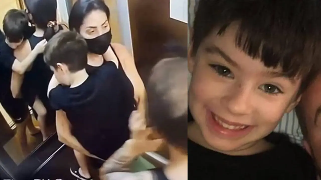 Imagens de elevador mostram últimos momentos de Henry Borel com vida