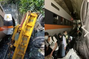 Pior acidente de trem em Taiwan em décadas deixa 50 mortos