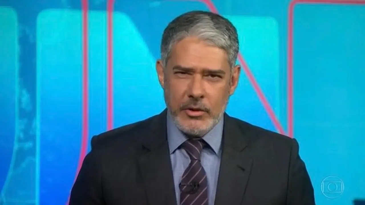 O apresentador do Jornal Nacional, William Bonner de novo visual