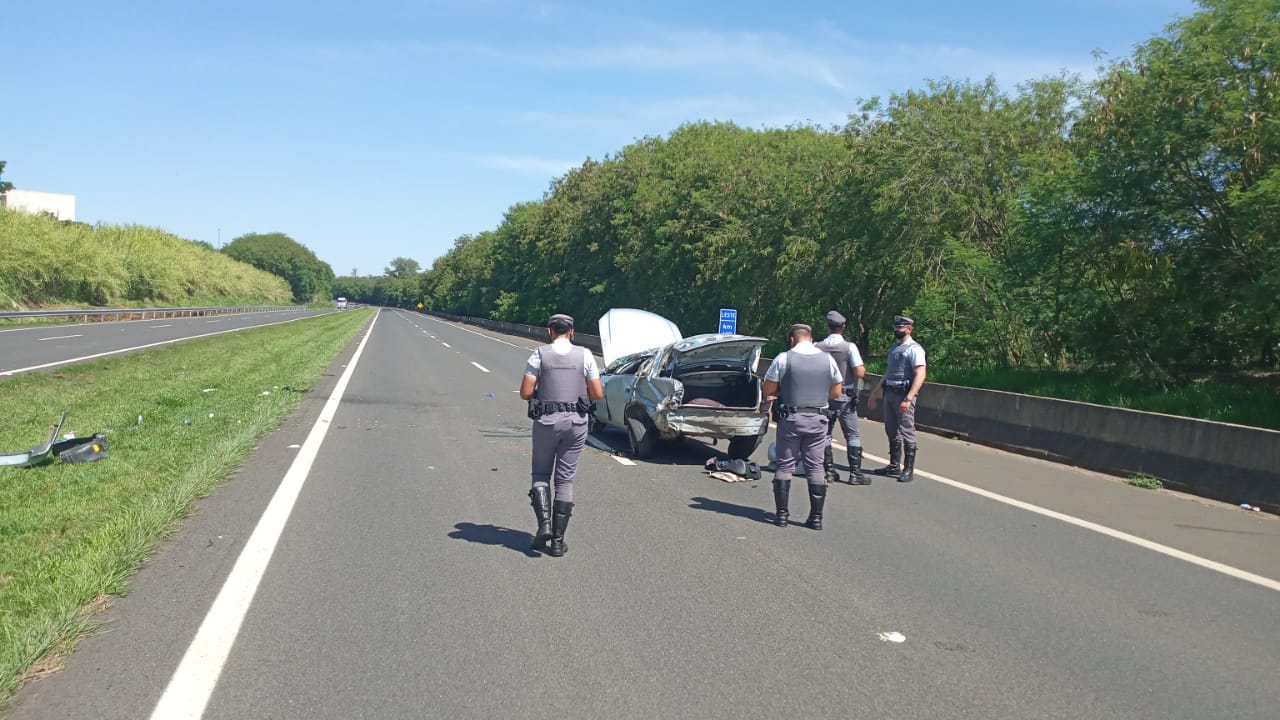 Acidente deixa um morto e duas vítimas graves na rodovia que liga Limeira a Piracicaba