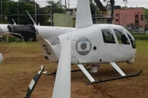 Helicóptero de reportagem da Globo faz pouso forçado em MG