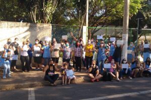 Protesto contra subsídio do transporte foi registrado na manhã desta sexta em Limeira