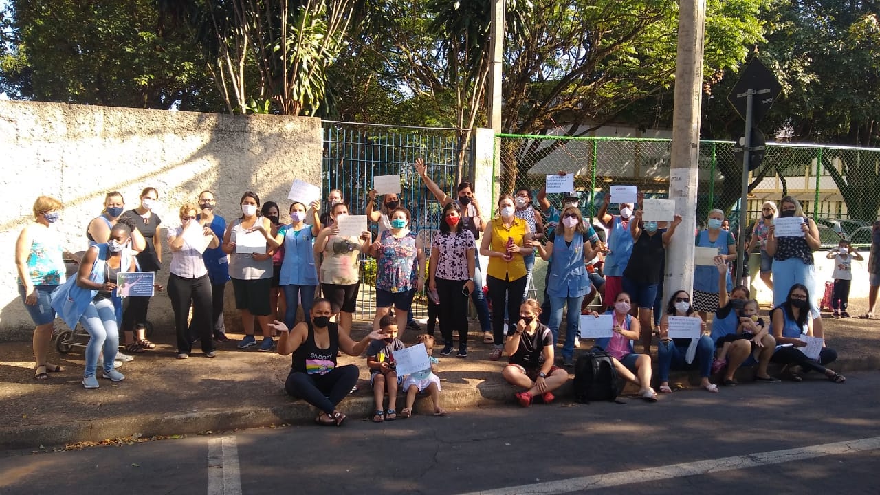 Protesto contra subsídio do transporte foi registrado na manhã desta sexta em Limeira