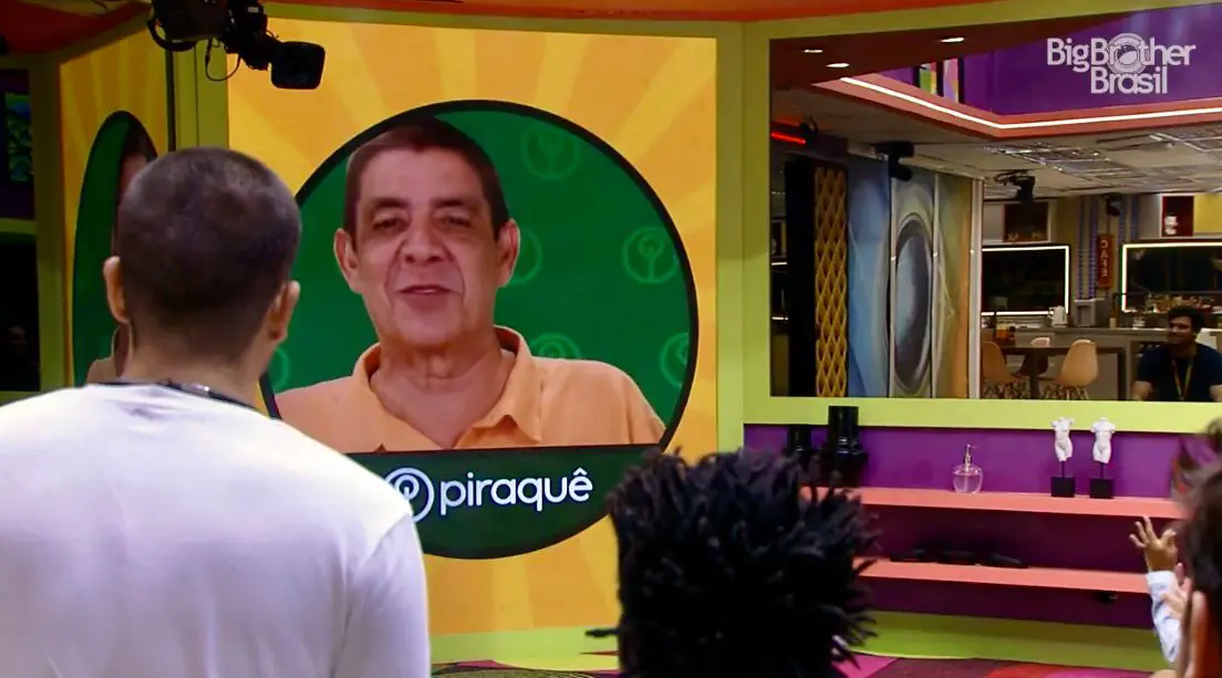 Zeca Pagodinho acorda brothers no BBB 22 na casa para ação especial