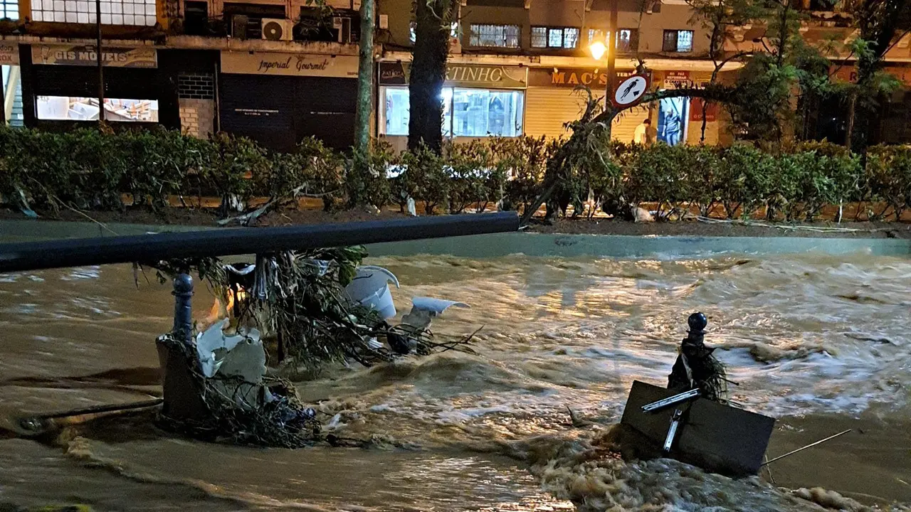 Fortes chuvas em Petrópolis