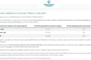 Mais de 37 milhões consultaram site do Banco Central de Valores a Receber