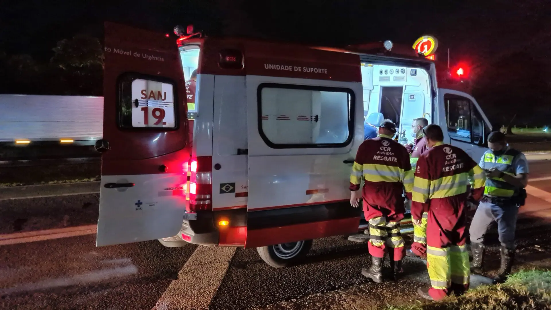Andarilho é atropelado por carro ao tentar atravessar Rodovia Anhanguera em Limeira