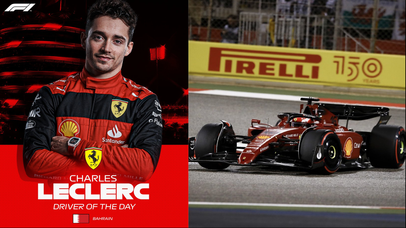 Leclerc vence GP do Bahrein, e temporada da F1 começa com dobradinha da Ferrari