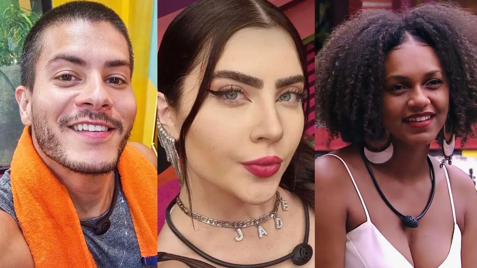 Arthur, Jade e Jessilane estão no 7º paredão do "BBB22"
