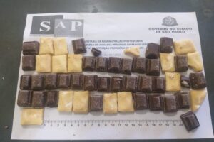 Maconha é encontrada em pedaços de chocolates enviados por avó de detendo ao CDP de Campinas