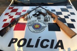 Homem é preso por posse irregular de armas na zona rural de Limeira