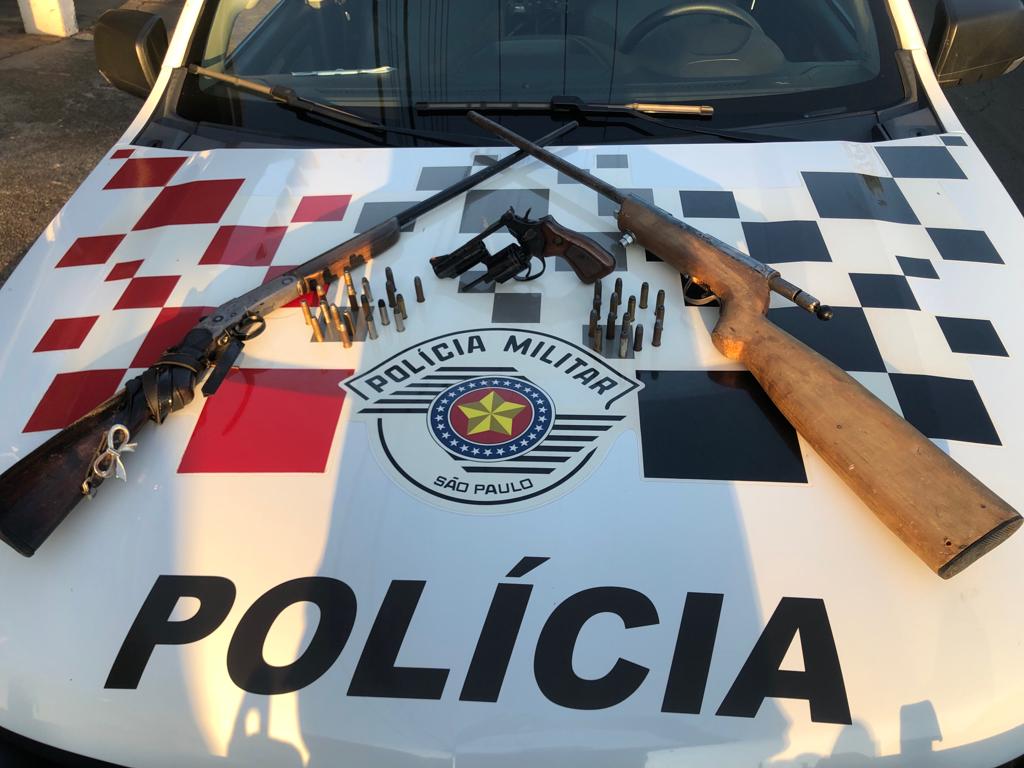 Homem é preso por posse irregular de armas na zona rural de Limeira