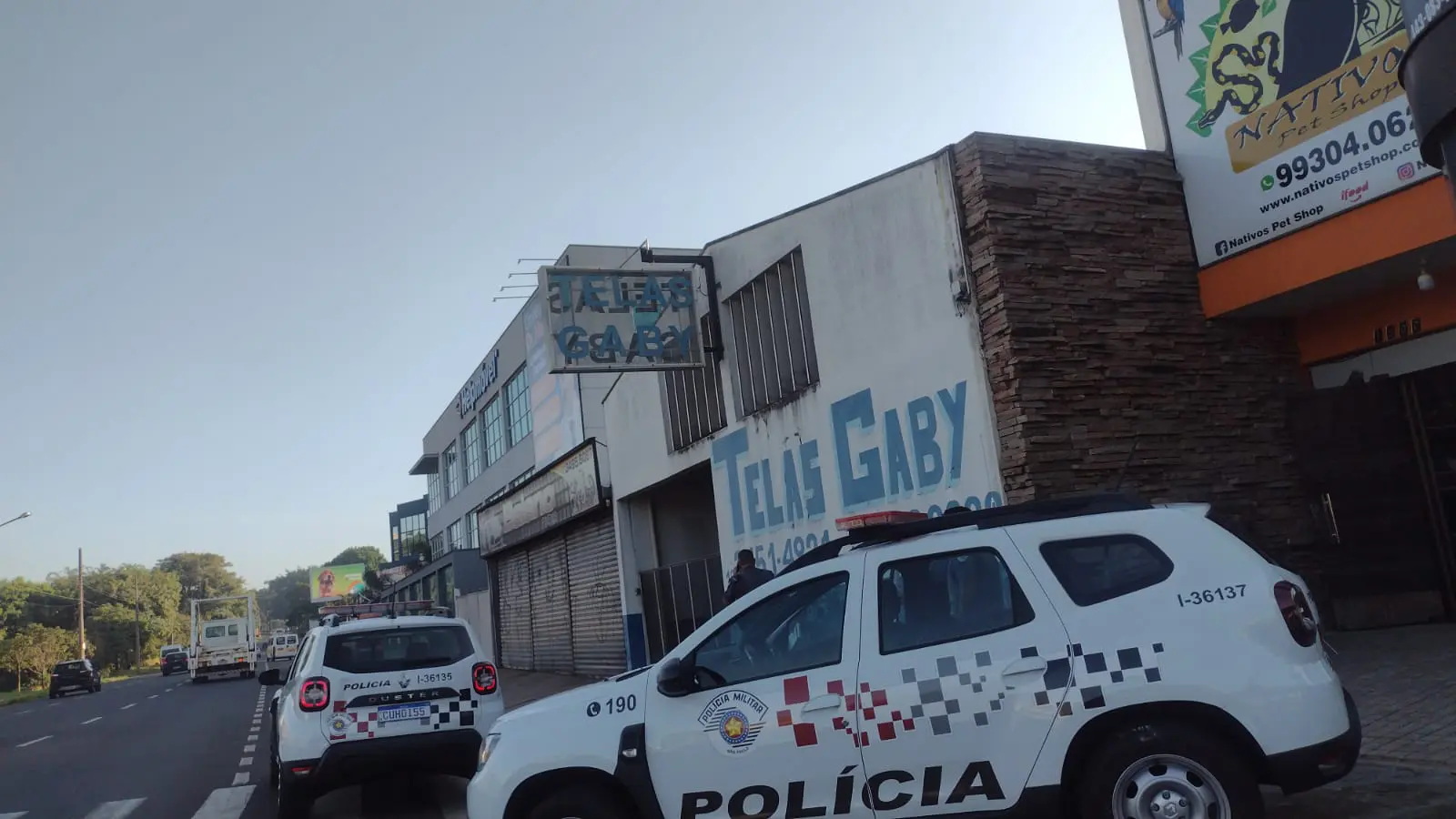 Criminosos invadem pet shop e furtam seis cães filhotes na madrugada de segunda-feira (4) em Limeira