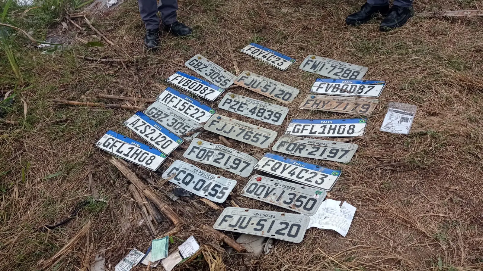Polícia Militar encontra desmanche com 23 veículos na Rodovia Limeira-Mogi Mirim, em Engenheiro Coelho