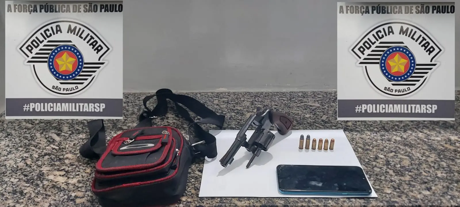 Homem é preso após admitir ter revólver guardado em casa no bairro Ernesto Kühl, em Limeira
