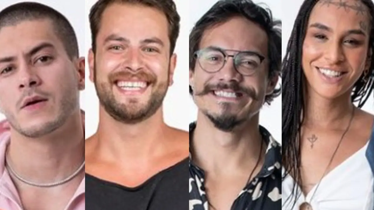 Arthur, Eli, Gustavo e Lina formam Paredão falso do 'BBB22'