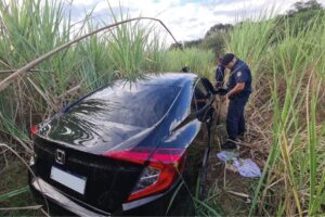 GCM localiza em canavial veículo furtado na última sexta-feira (29) em Limeira