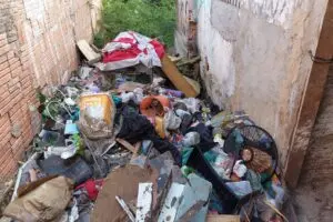 Ao todo, foram removidos 1.680 quilos de inservíveis.
