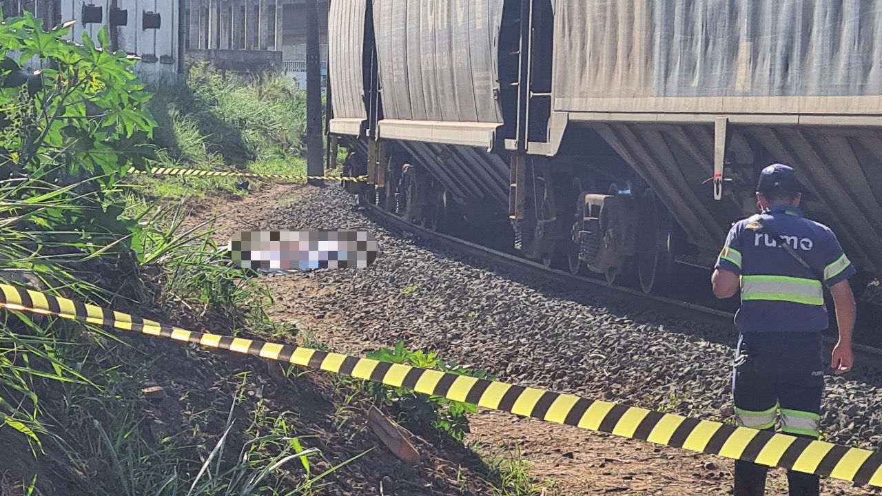 Homem é encontrado morto na linha do trem, em Limeira