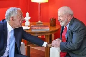 PRESIDENTE DE PORTUGAL ENCONTRA LULA
