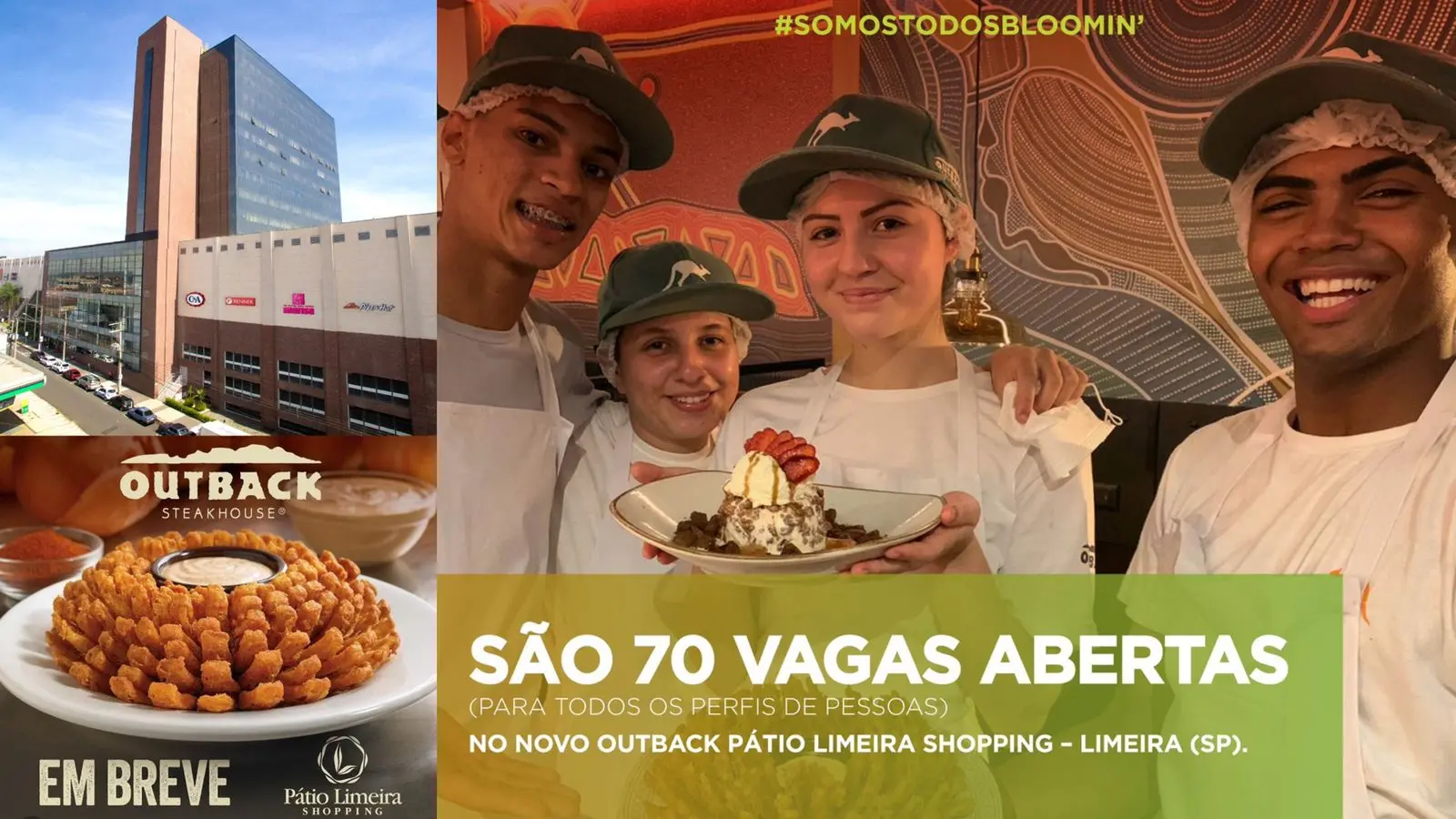 Seleção de candidatos para Outback Limeira será em parceria PAT