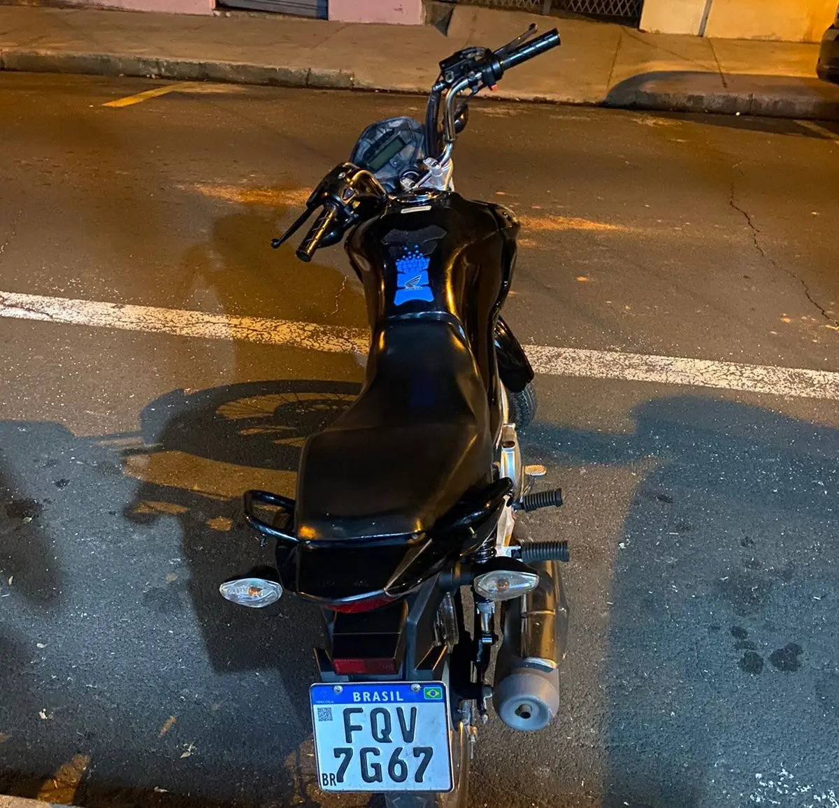 moto roubada no sábado