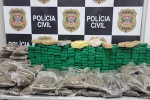 Polícia Civil localiza 170 quilos de drogas escondidas em mata em rodovia de Limeira