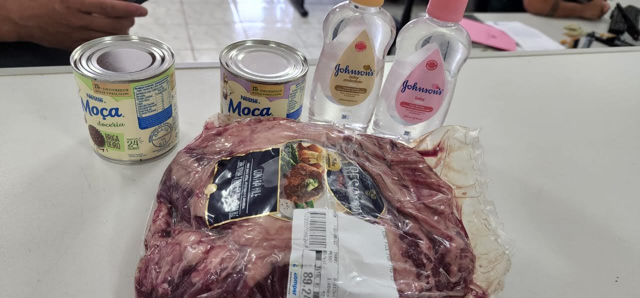 furtar carne de supermercado