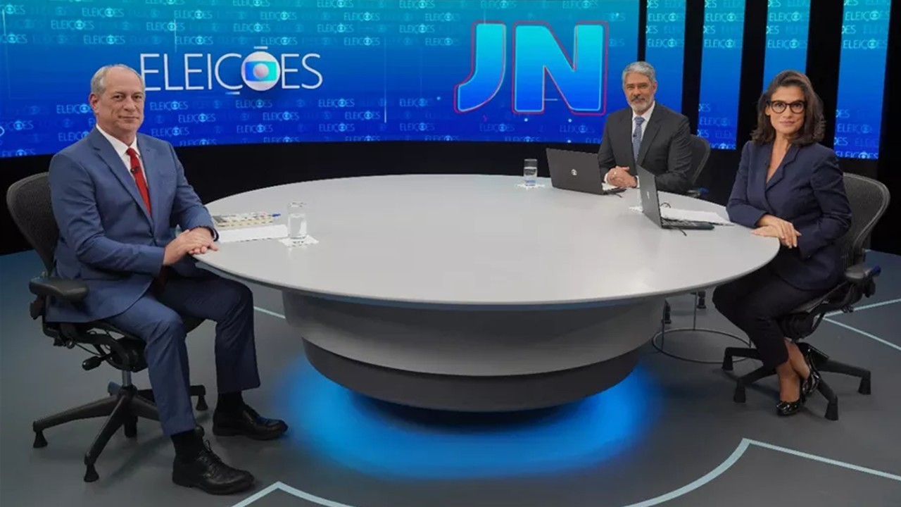 Ciro critica 'polarização odienta' e volta a comparar PT e Bolsonaro em entrevista ao JN