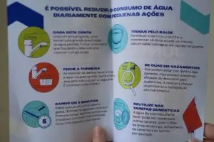 Estiagem BRK orienta sobre uso consumo consciente de água