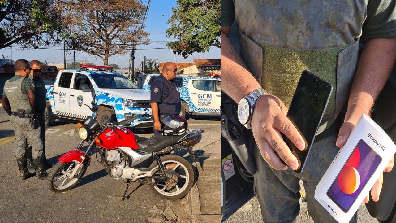 Homem é detido pela GCM com motocicleta furtada