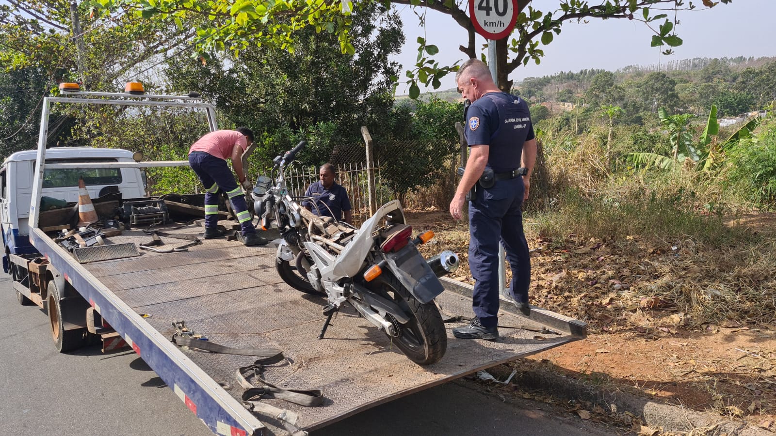 Motocicleta furtada em Rio Claro é localizada pela GCM