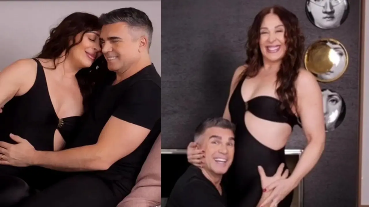 Claudia Raia anuncia gravidez aos 55 anos