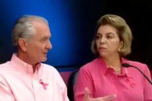 Roberta se emociona ao falar de votação e Botion exalta liderança política de esposa