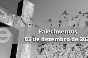 Confira os falecimentos deste sábado, 03 de dezembro de 2022, em Limeira