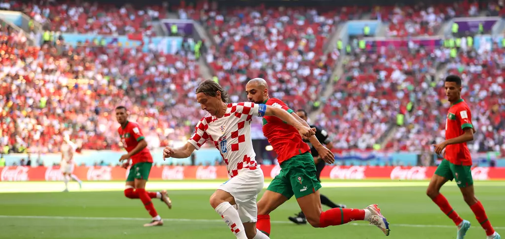 Marrocos e Croácia fazem jogo morno, e Copa tem terceiro empate sem gols