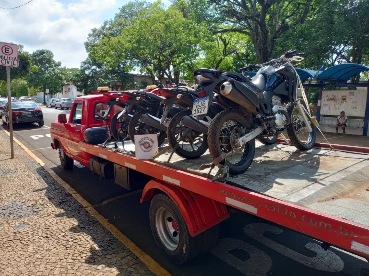 Moto furtada em Limeira é recuperada pela PM em Rio das Pedras