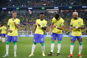 Partida entre Brasil e Coreia do Sul valido pela Copa do Mundo do Catar