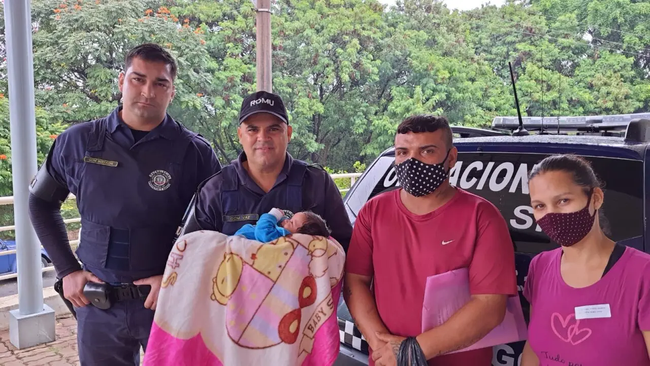 bebê engasagada gcm limeira