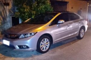 GCM recupera Civic roubado minutos após a ação na Vila Castelar, em Limeira