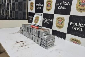 Jovem é preso transportando 40 tijolos de cocaína em BMW na Marginal Tietê