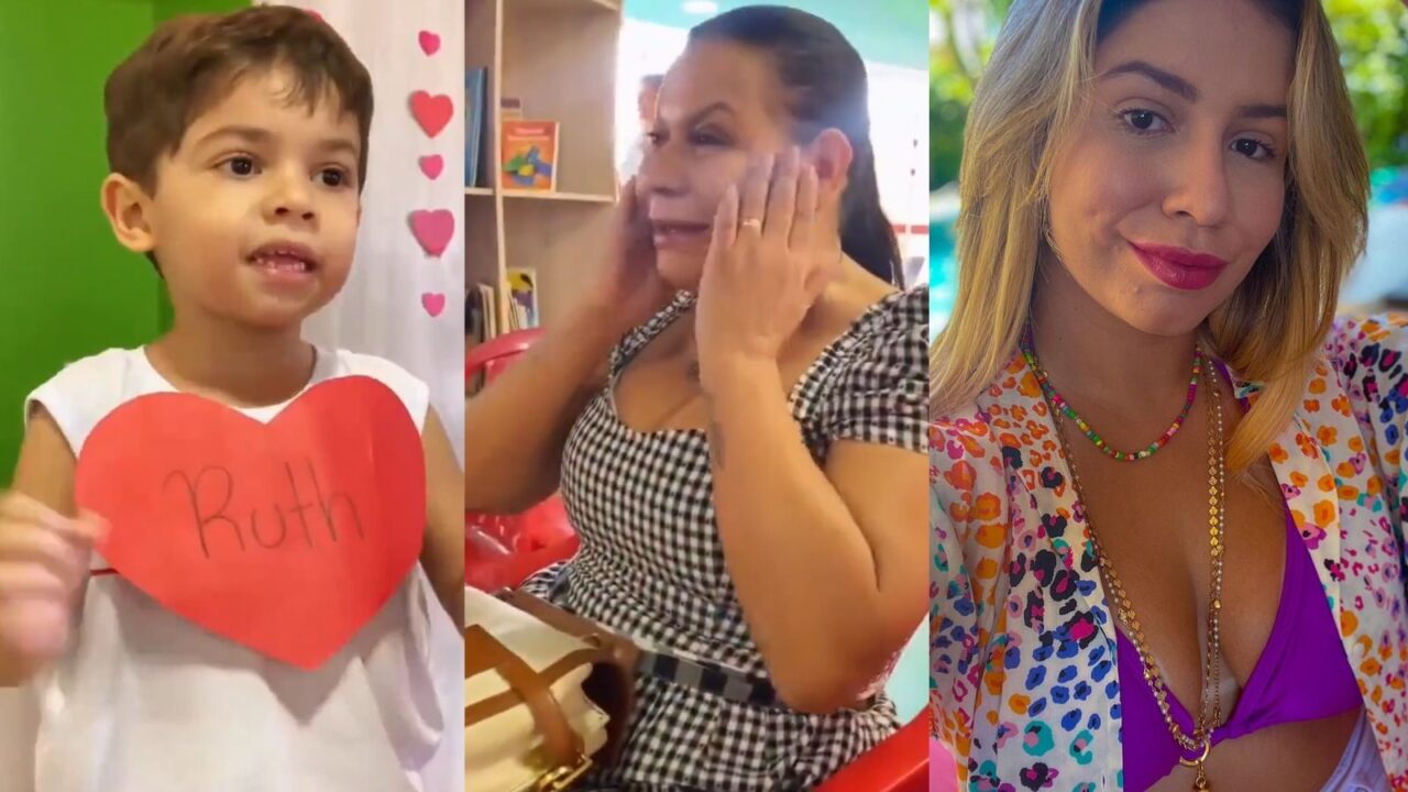 Mãe de Marília Mendonça chora com homenagem de Dia das Mães na escola do neto Léo