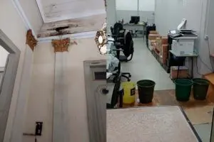 Chuva afeta prédios públicos de Limeira e sindicato pede providências